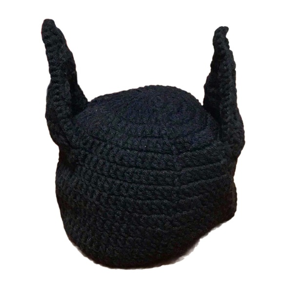 The Dark Knit Rises: Handmade Crochet Beanie by GrandmaMia - Picture 3 of 4